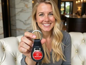 Lexus Anelli Chiavi Per Lui Pelle Robusta Tocco Corsa